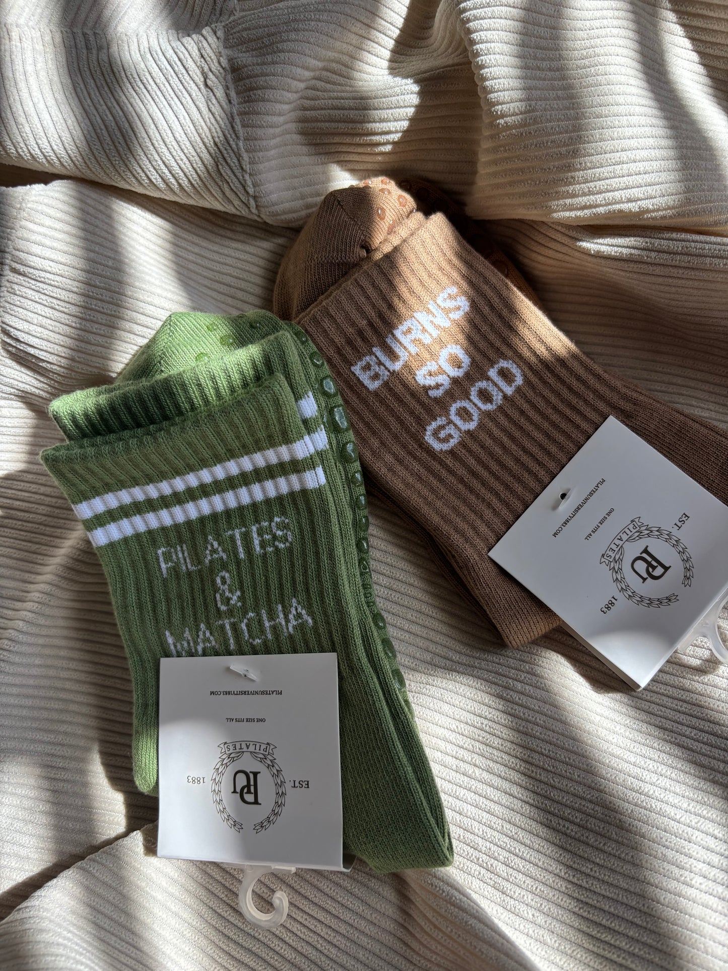 Pilates & Matcha Socks