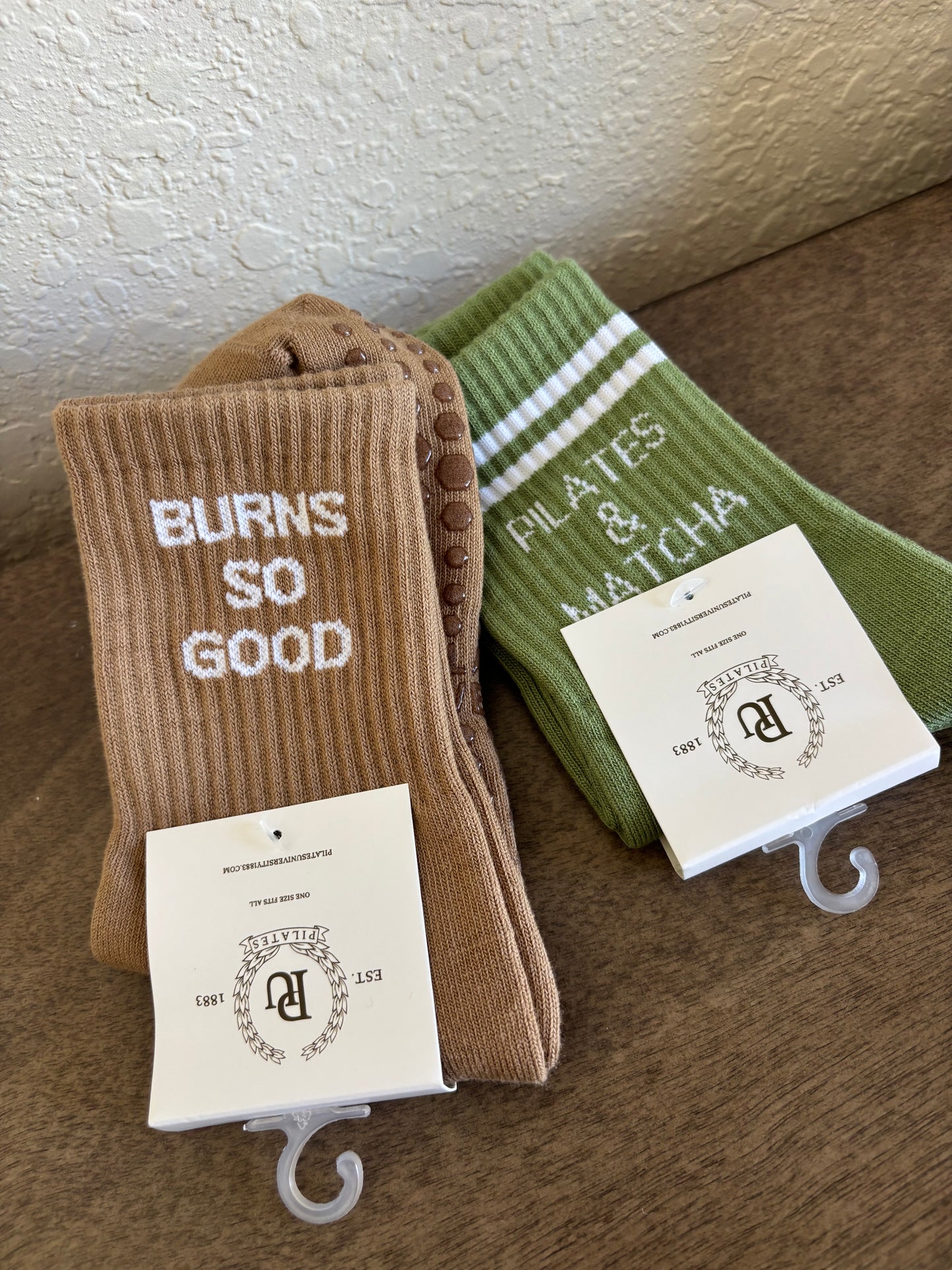 Pilates & Matcha Socks